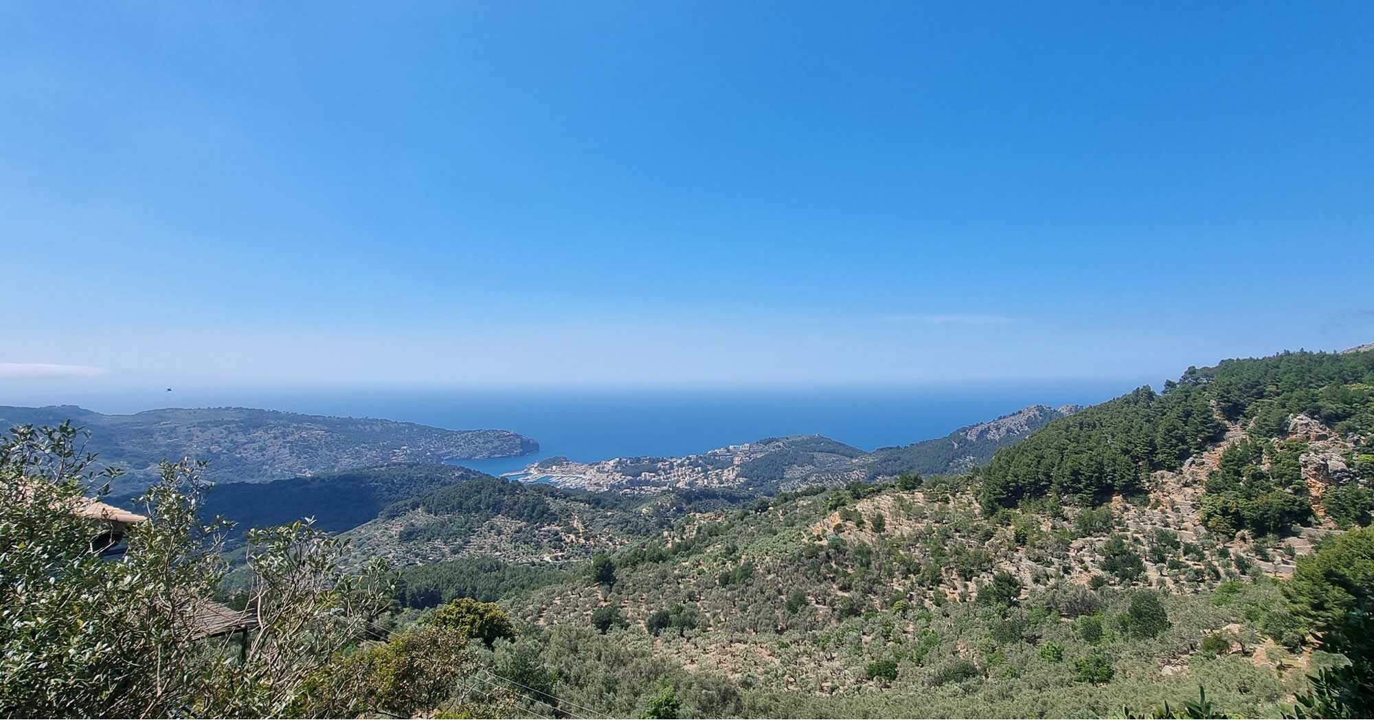 Traumhafter Blick am letzten Tag bei der letzten Motorradtour auf Mallorca mit M-Motorradreisen